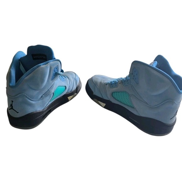 Nike Air Jordan 5 Retro SE Mens Athletic Shoes Size 11 UNC University Blue - Picture 4 of 9